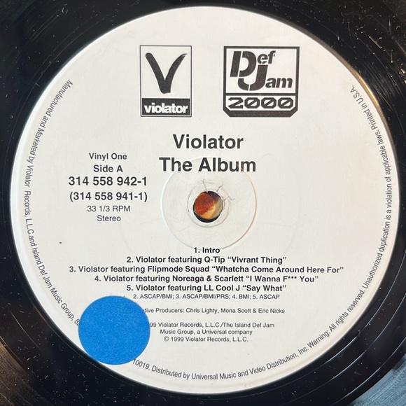 Violator - “The Album” Vinyl 2x LP (Q-tip , Busta Rhymes, N.O.R.E. ,Fat Joe,Etc) - Picture 4 of 7
